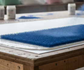 Expanding Flat Flocking Beyond Fabric