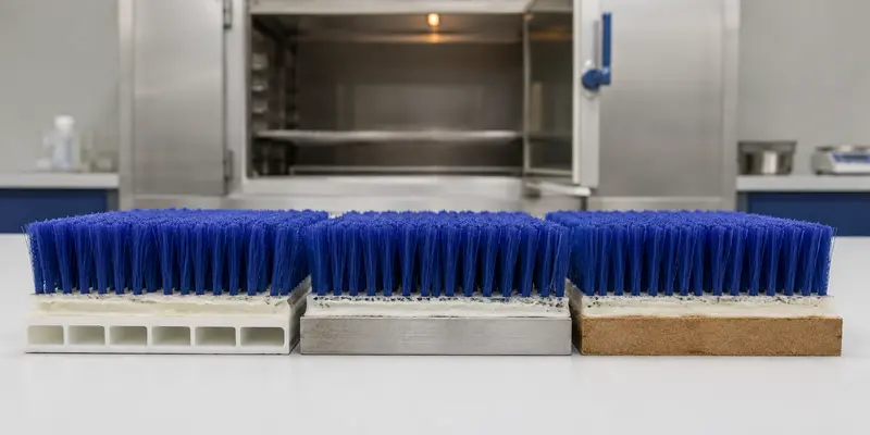 Polyester flock matched with adhesive plastic metal and paperboard substrates Polyester flock matched with adhesive plastic metal and paperboard substrates