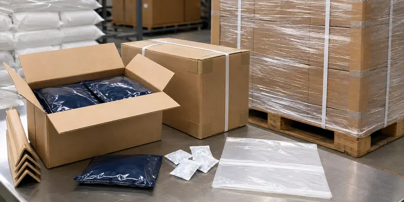 Moisture-resistant flocking powder bags, reinforced cartons and pallet packaging for export delivery Moisture-resistant flocking powder bags, reinforced cartons and pallet packaging for export delivery