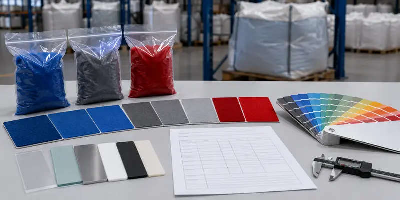 Colored flocking powder supplier samples finishes substrates and specifications