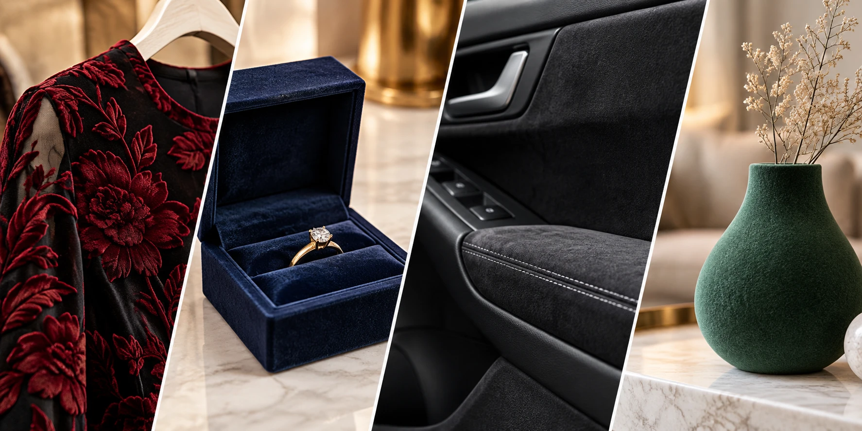 Flocking applications in apparel, premium packaging, automotive interiors and decorative products. Flocking applications in apparel, premium packaging, automotive interiors and decorative products.