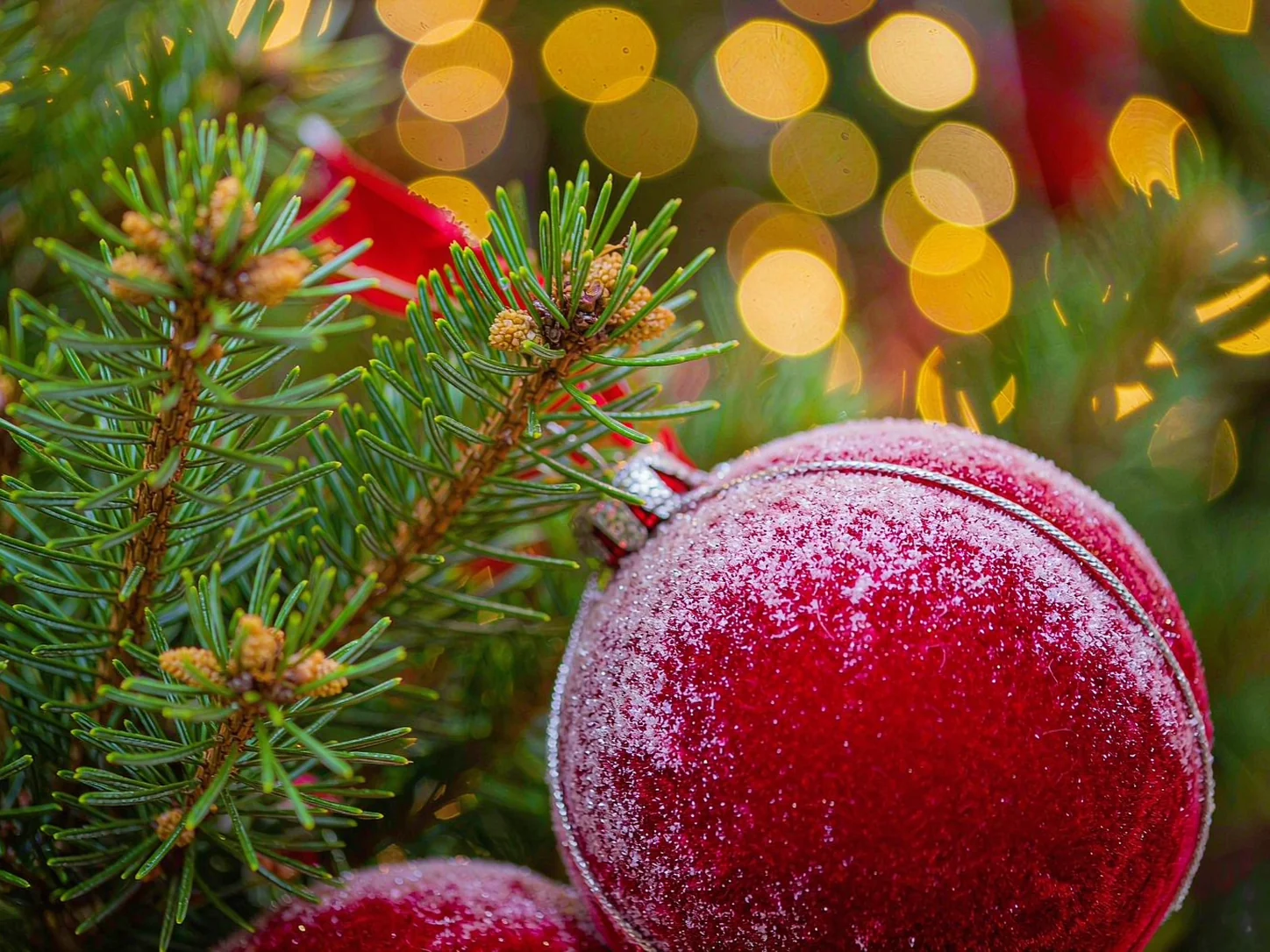 Velvet Christmas ball ornaments with flocked surface
