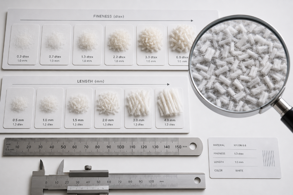 Dtex Fiber and Decitex Meaning in Flocking Powder Dtex Fiber and Decitex Meaning in Flocking Powder